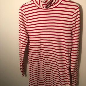 J Crew striped Turtleneck Dress